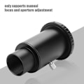 Miniatyrbillede 7 af 8: 1,25 tommer teleskopforlængerrør M42 gevind TMount adapter T2 ring til Nikon F-fatning kamera