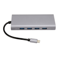 Miniatyrbild 1 av 5: 11-i-1 USB C Hub Multiport Adapter 4xUSB3.0 HD 4K VGA RJ45 Ethernet PD Laddning 3.5mm Ljud USB C Dockningsstation