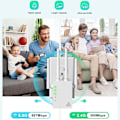 Miniatyrbild 4 av 5: Stabil Wifi-förlängare med Stadig Signal, 2024 Dual Band 1200Mbps Långdistans Internet Repeater för 280 Kvadratmeter, Kompatibilitet med Flera Enheter och