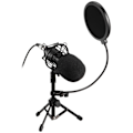 Miniatyrbild 2 av 7: Kardioid XLR-mikrofon för podcaststudio, robust mikrofon med metallhölje levererar oöverträffad ljudkvalitet för streamers, musiker och innehållsskapare