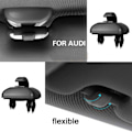 Miniatyrbilde 3 av 5: 2x solskjermkrokholder for Audi A1 A3 A4 A5 Q3 Q5 svart 8W0857562A