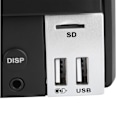 Miniatyrbild 1 av 8: 7 tums enkel Din bilstereo GPS Navigationssystem Främre USB Teleskopisk Skärm Bluetooth HF Radio Stereo AIOScreen Popup Manuellt