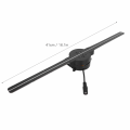 Pikkukuva 4 / 5: 3D-hologrammituuletin 2000x224 224 LED-helmiä Tukee WiFi-sovellusta Hologrammiprojektori Tuuletin Mainosnäyttölaite 100-240V 16,1 tuumaa