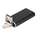 Miniatyrbillede 3 af 5: USB-flashdrev med flere kapaciteter, USB-nøglehukommelseslager sort (256G)