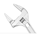 Miniatyrbild 2 av 7: Rörmokarverktyg, justerbar skiftnyckel i aluminiumlegering med precisionsturbindesign, hög vridmomentprestanda, ultralätt kort skaft för arbete i trånga utrymmen