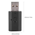 Miniatyrbillede 1 af 4: Trådløs Bluetooth 5.0 modtager-sender bærbar hjemmebil AUX-lydadapter
