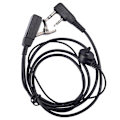 Miniatyrbild 8 av 8: Akustisk slangsats K Head 2-stifts transparent akustisk spole slang headset Walkie Talkie öronmussla
