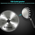 Miniatyrbild 3 av 5: Robust Konstruktion Cirkelsågblad Set, 3 Delar Non-stick Belagd Karbidlegering För Högkvalitativ Skärning, 210 X 30Mm Tct Sågklingor För Trä