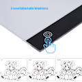 Miniatyrbilde 2 av 5: A4 USB LED Lys Stencil Tavle Lysboks Sporing Tegnebrett (3-nivå justerbar lysstyrke)
