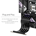 Pikkukuva 7 / 8: PCIE 4.0 X16 -jatkokaapeli 180 astetta 26 Gt/s 7,9 tuumaa pitkä kullattu GPU-jatkokaapeli RTX3090 RTX3080ti RTX3070 -näytönohjaimille