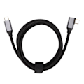 Miniatyrbilde 1 av 5: 100W PD Nylon Flettet USB C Hurtiglading Kabel USB 3.1 Gen2 10Gbps 3 Kabel 4K 60Hz（1m）