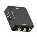 Miniatyrbilde 1 av 8: HD Multimedia Interface til AV-konverter 1080P Plug and Play RCA Lyd- og Videokonverter for PS5 Dekoder HDTV