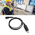 Miniatyrbillede 1 af 8: 1M USB-programmeringkabel Fleksibel Stabil Forbindelse Walkie Talkie Frekvensskrivningslinje Til Kenwood