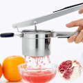 Miniatyrbilde 5 av 5: Kjøkken avtakbar rustfritt stål håndholdt potetpresser Ricer Food Masher Crusher
