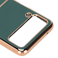 Miniatyrbild 3 av 5: Smartphone skyddande fodral bil magnetisk telefonfodral med 360 graders rotation finger loop stativ för Z Flip 3