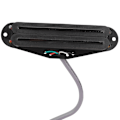 Miniatyrbillede 1 af 3: GMN07 Elektrisk Guitar Pickup Sort Dobbelt Skinne 4 Core Ledning Pickup til 6 Strenge Guitar