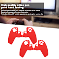 Miniatyrbillede 3 af 5: 2 stk. silikonebeskyttelse til PS5 Gamepad støvtæt Game Controller Skin beskyttende cover