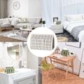 Miniatyrbilde 5 av 5: Moderne vevsoppbevaringsboks Stoff vevboksholder Polyester vevboksdeksel