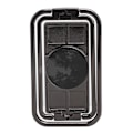 Miniatyrbilde 6 av 8: Finger Ring Mobiltelefonholder Stativ 360° Rotasjon Metallring Spenne MultiAngle Håndgrep(Svart )
