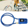 Miniatyrbild 1 av 8: Y787 Smart Alarm Lock AntiTheft Chain Lock för Cykel Grind Blå