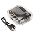 Miniatyrbild 3 av 8: Språköversättningshörlurar Bluetooth 5.3 Stödjer 144 språk Trådlösa översättningshörlurar med transparent fodral Svart
