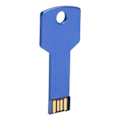 Miniatyrbillede 4 af 5: Blå USB Flash Drive Nøgleform USB Memory Disk Plug and Play U Disk til computer og bil