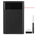 Miniatyrbild 1 av 5: KA4 Högkvalitativ ABS 4 X 18650 Bärbar DIY Normal Batterilåda Ingen Svetsning Mobil Strömförsörjningsfodral Kit för Laddning