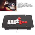 Miniatyrbild 3 av 8: Arcade Fight Stick med USB 2.0-port, 5 riktningsknappar och 8 stora funktionsknappar - Arcade-speljoystick för fighting