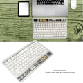 Miniatyrbild 4 av 5: Trådlöst Bluetooth-tangentbord med färgglad bakgrundsbelysning, cool 10 tum, uppladdningsbart för telefon, bärbar dator och surfplatta