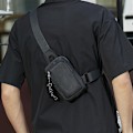 Pikkukuva 4 / 5: Varkaudenesto vedenpitävä reppuhihna rinta crossbody-laukku pyöräilyurheilu