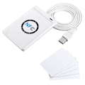 Miniatyrbillede 3 af 6: NFC RFID-læser  Writer ACR122U ISO 14443A / b   Gratis software i hvid