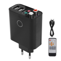 Pikkukuva 1 / 5: 2 in 1 Bluetooth 5.0 vastaanotin lähetin langaton audiosovitin sovellusohjaus 110-240V