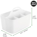 Miniatyrbild 3 av 5: Skrivbordsarrangör - förvaringsutrymme för hantverksmaterial och sytillbehör för knappar, saxar, färger etc. - bärbar pennhållare med 4 plastfack -