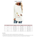 Miniatyrbild 4 av 4: Dam Rundhalsad T-shirt Blommönster Långärmad Andningsbar Ledig Lös Blus V S