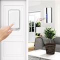Miniatyrbillede 1 af 4: Vandtæt trådløs dørklokke digital dørklokke lyd dørklokke AC 110-260V (EU)