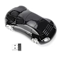 Miniatyrbilde 1 av 5: Bærbar mus for bærbar PC, smart bilformet, 2,4G trådløs mus med USB-mottaker for kontor, bærbar PC, nettbrett (svart)