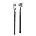 Miniatyrbild 1 av 8: Motion Camera Selfie Stick Sports Camera Teleskopisk Selfie Stick för Insta360 X3 för ONE RS för GO 2 för ONE X2 ONE R ONE X Orange