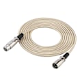 Miniatyrbillede 1 af 2: 3-polet XLR han til XLR hun mikrofonkabel lydledning 5 meter / 16,4 fod