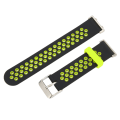 Miniatyrbillede 5 af 5: 42mm Universal Silikone Sport Watch Rem til Håndled - Porøse Remme til Oppo Watch 2