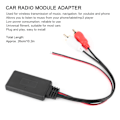 Pikkukuva 3 / 5: Universaali langaton Bluetooth-moduuliadapteri AUX-ääni 2 RCA-lisäkaapeli autoradioliitin