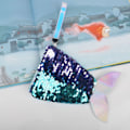 Miniatyrbild 5 av 5: Mermaid Svans Pengar Väska Vändbar Paljett Myntväska Växel Väska