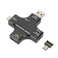 Pikkukuva 2 / 2: USB-C PD digitaalinen väri TFT DC jännitteenmittari jännitevirran ilmaisin testaaja sovittimella