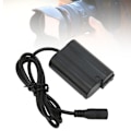Miniatyrbilde 1 av 8: EL15 DC-kobling Dummy Batteri DC-kobling Strømadaptersett for Nikon D7000 D7200 D7500 D500 D610 D750 100‑240VEU Plugg