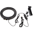 Miniatyrbillede 2 af 7: PULUZ PKT3032 Mobiltelefon Live Selfie Lampe 3 Farve Belysning Justerbar 40 LED Ring Fyldelys