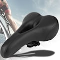 Miniatyrbild 4 av 7: Cykel Sadel Gel Vaddering Ventilerad Design Memory Foam För Utomhus Cykeläventyr, Universell Passform Ergonomisk Cykelsits Med Nötningsbeständighet