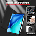 Miniatyrbild 5 av 8: Fodral för iPad Pro 11 tum med inbyggd pennhållare, Slim Trifold Smart Cover, mjukt PU-läder, TPU-baksida, stöd för 2:a generationens penna laddning, Auto