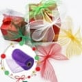 Miniatyrbild 3 av 5: Polymeshband, Metallisk Folie Lila, 10 Yards, 10\"