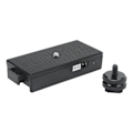 Miniatyrbilde 2 av 8: Batteriplate i plast, strømforsyningsplate for kamerabatteri, adapter med 2 DC 7,4V utgang for NPF-seriebatteri