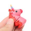 Pikkukuva 3 / 5: USB 2.0 -muistitikku, vaaleanpunainen, sarjakuvahahmo, tietojen tallennustyökalu, käytännöllinen lahja perheelle ja ystäville