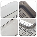 Miniatyrbillede 3 af 5: Make Up Organizer Box Dresser Container Case med låg til kosmetisk opbevaringsholder, 27*11.5*6.5cm